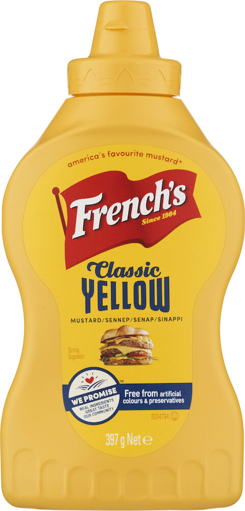 Senap amerikansk classic plastflaska