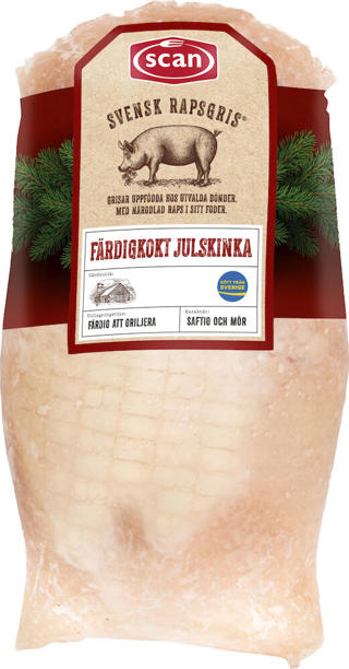 Julskinka kokt rapsgris