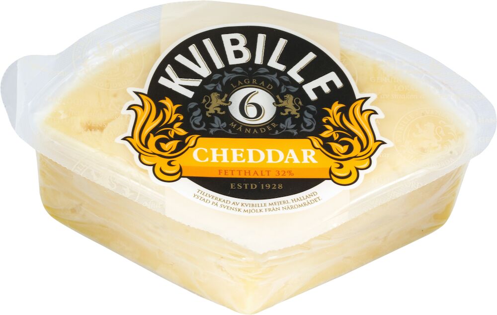 Cheddar 32% lagrad 6 månader.