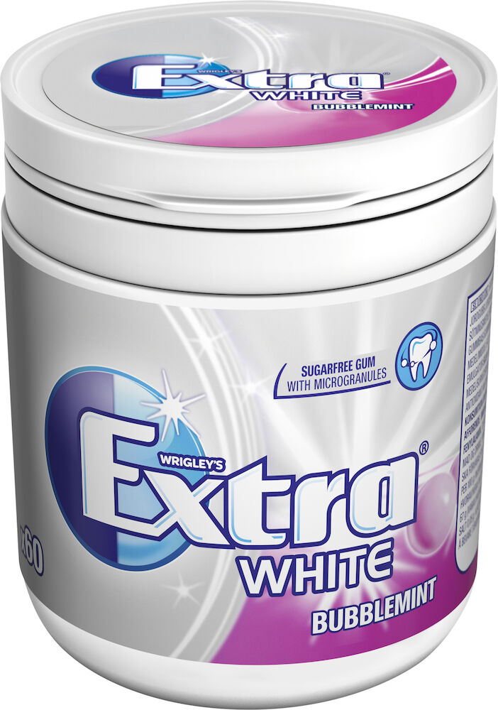 Extra White Bubblemint burk