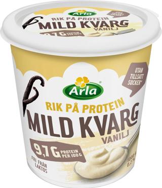 Mild kvarg vanilj 0,2% Laktosfri