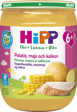 Potatis Majs & Kalkon 6 Mån EKO