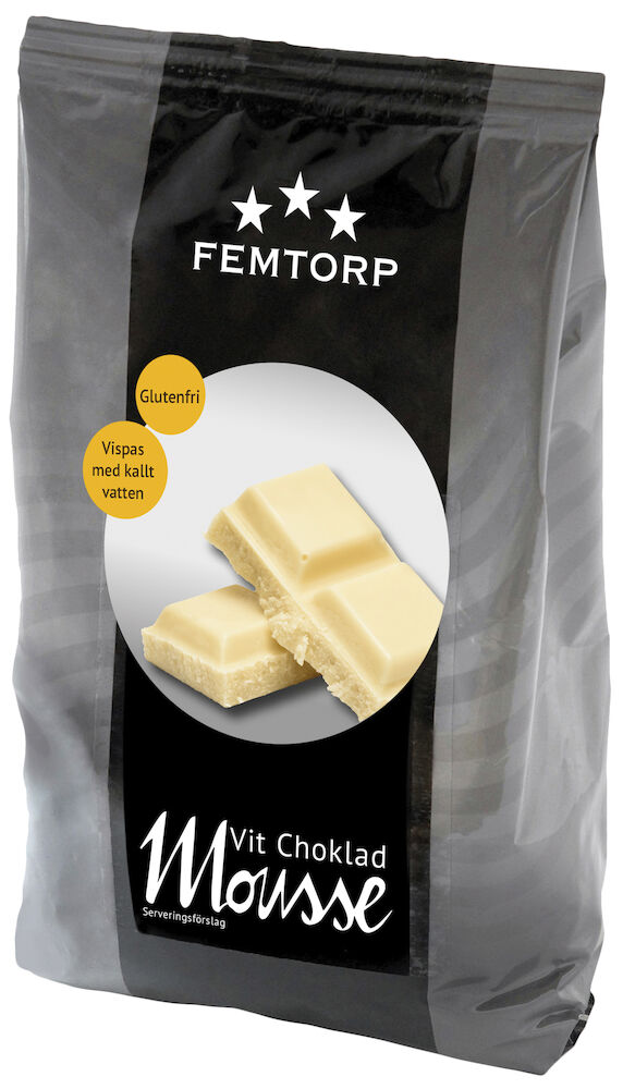 Vit Chokladmousse