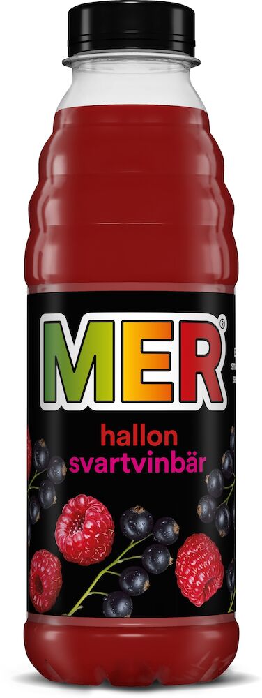 MER hallon svartvinbär PET