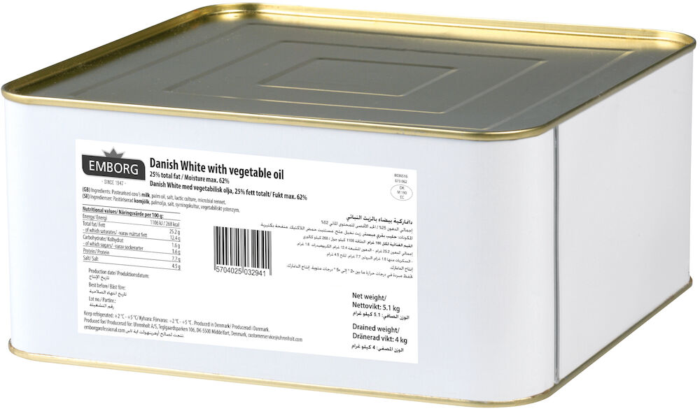 Salladsost Danish White  25,2%