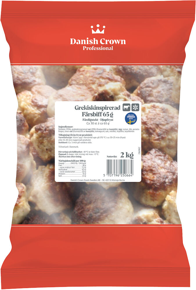 Grekiskinspirerad färsbiff 65g SE