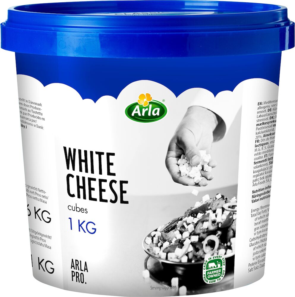 Vitost i lake 20% tärnad