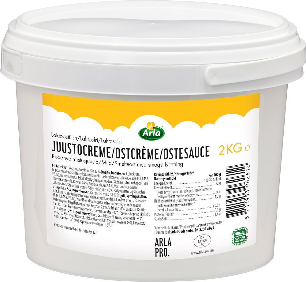 Ostcrème mild 22% burk LF