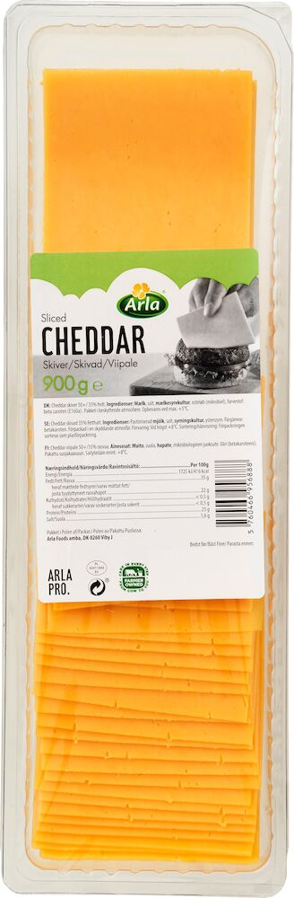 Cheddar 32% skivad