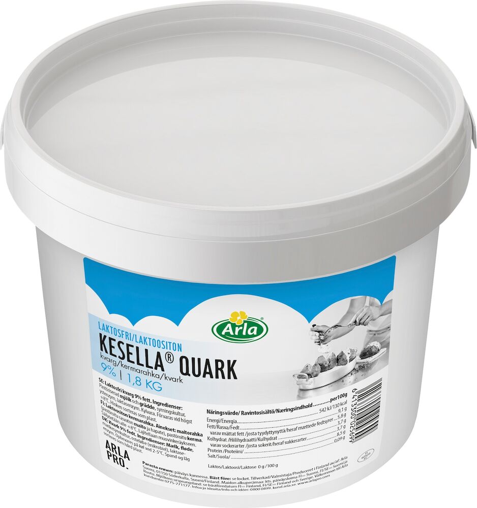 Kesella kvarg hink 9% LF