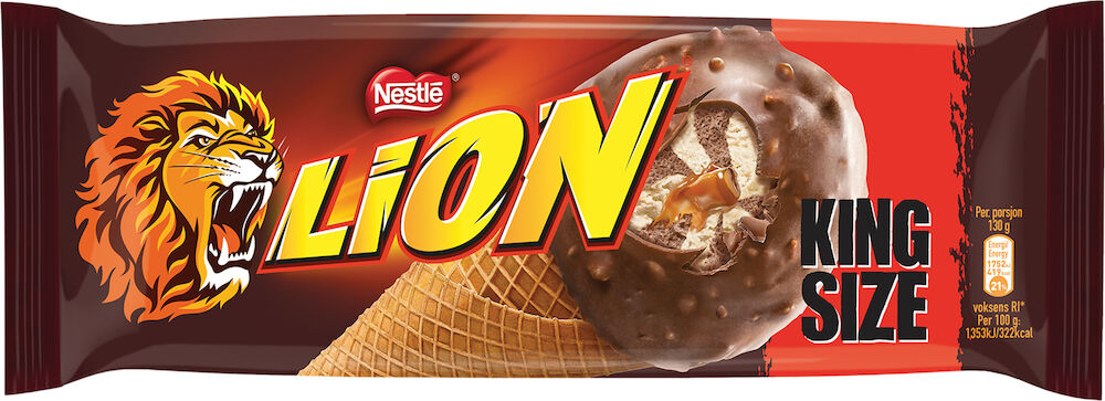 Glasstrut Lion Choklad Kola