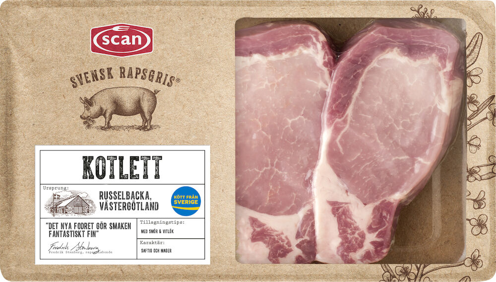 Kotlett Rapsgris Sverige