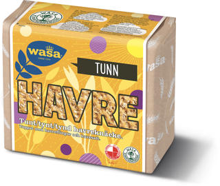 Tunn Havre Knäckebröd
