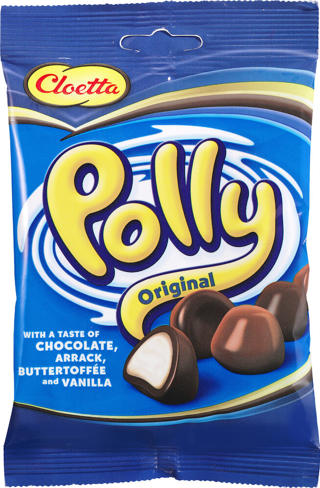 Chokladdragéer Polly Blå