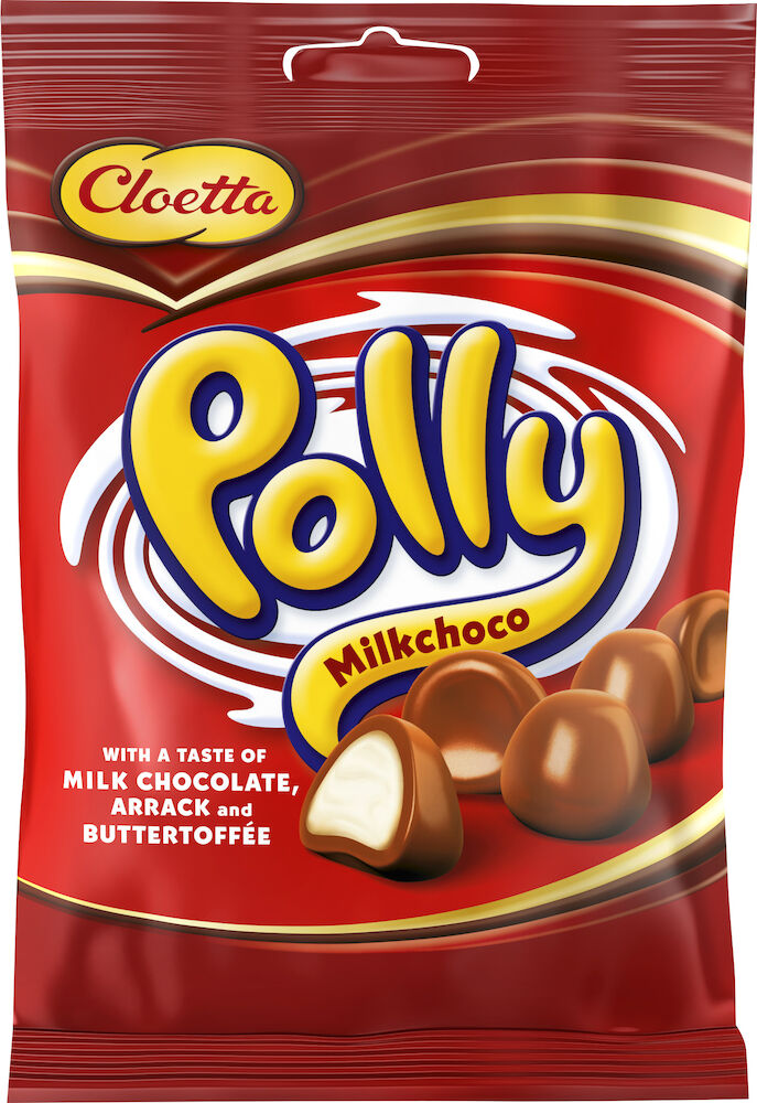 Chokladdragéer Polly Röd