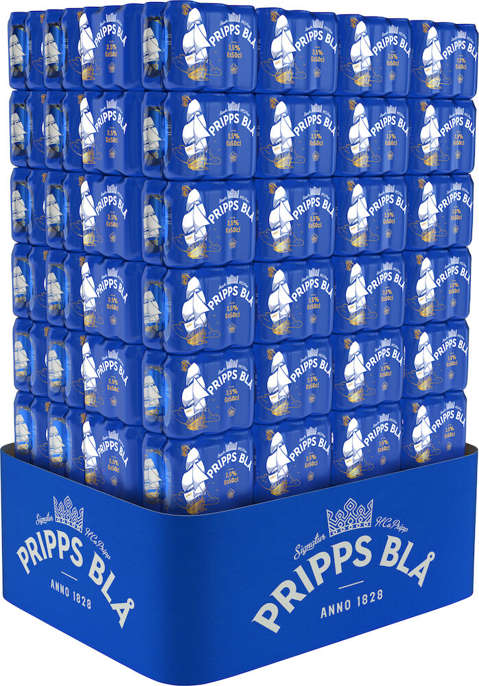 Pripps Blå 3,5% halvpall burk