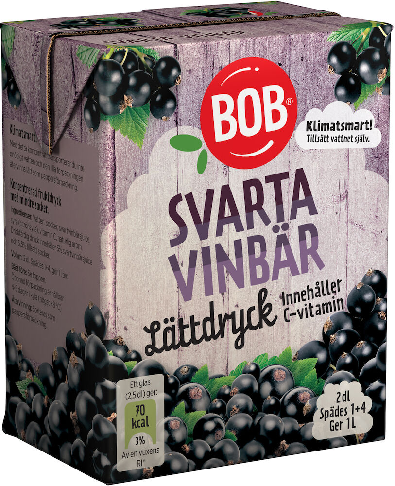 Lättdryck svartvinbär