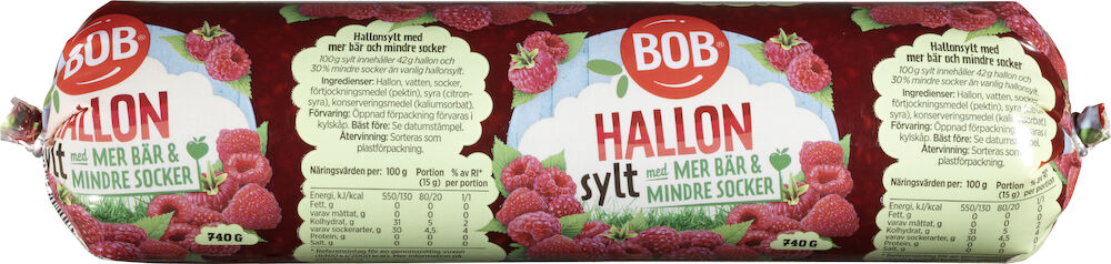 Hallonsylt Refill Lättsockrad