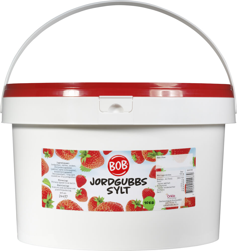 Jordgubssylt Lättsockrad