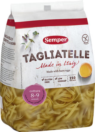 Tagliatelle med ägg glutenfri
