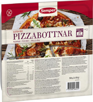 Pizzabotten Glutenfri