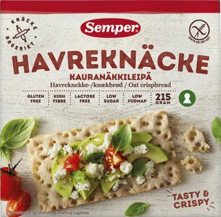 Havreknäcke Glutenfritt Laktosfritt