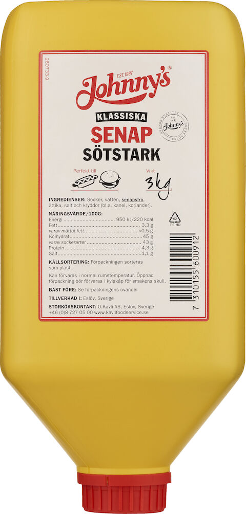 Senap sötstark bomb