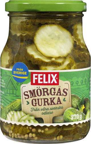 Smörgåsgurka skivad