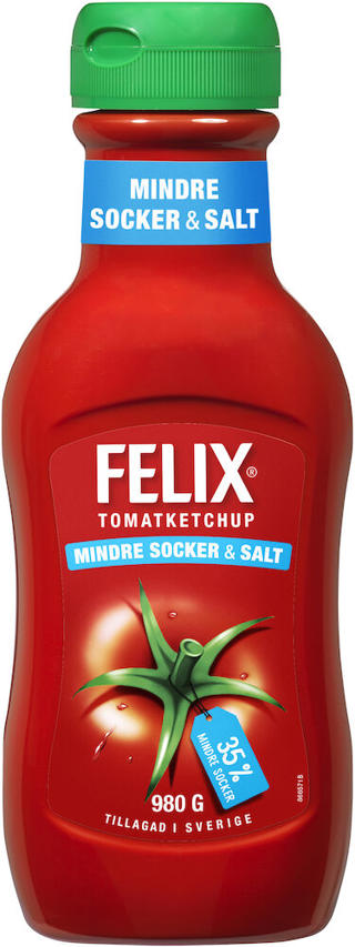 Tomatketchup Mindre socker - Mindre salt
