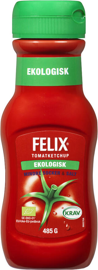 Tomatketchup Mindre socker - Mindre salt Eko KRAV