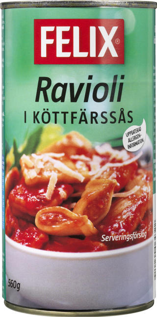 Ravioli i Köttfärssås