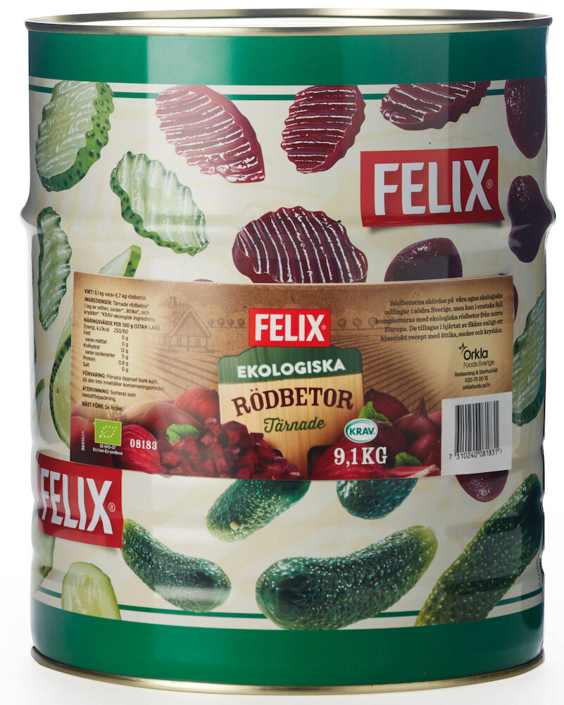 Rödbetor, tärnade Eko KRAV