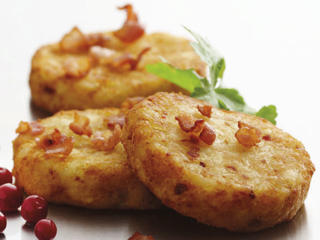 Potatisbullar med bacon