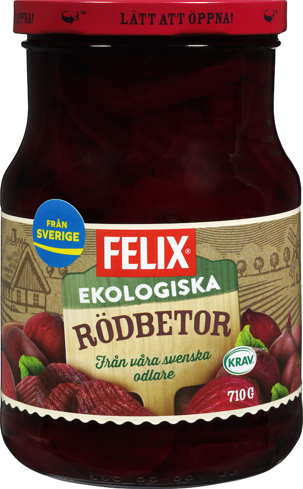 Rödbetor skivade KRAV