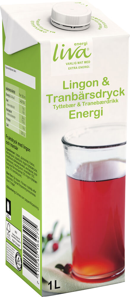 Liva Energi Lingon tranbär