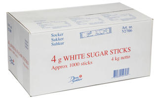 Sticks strösocker display