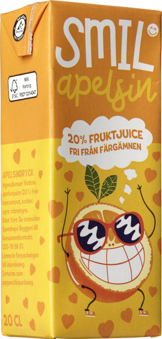 Smil Apelsin tetra BRIK