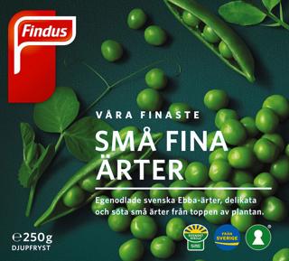 Gröna ärtor små fina
