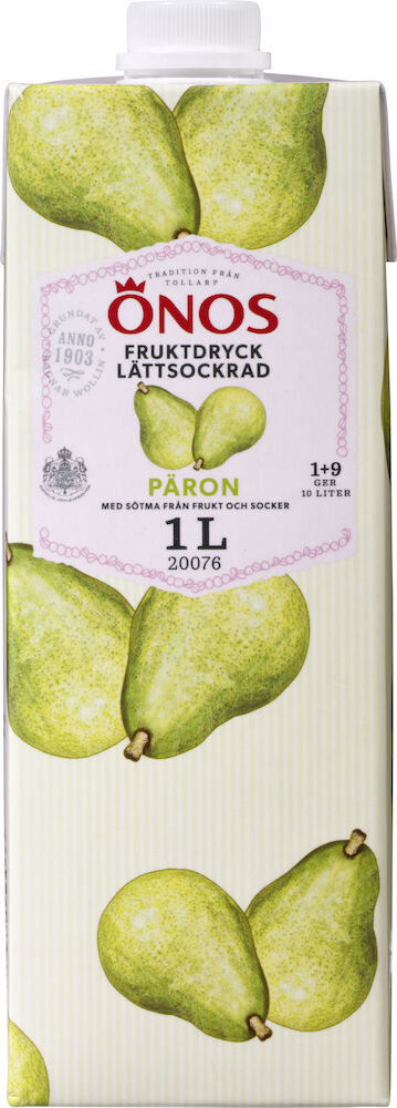 Päron Lättsockrad Fruktdryck 1+9