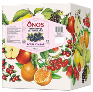 Svartvinbärsdryck 1+6 BIB