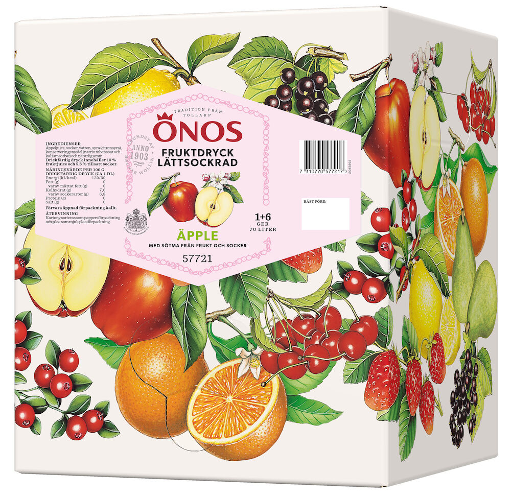 Måltidsdryck äpple 1+6 BIB