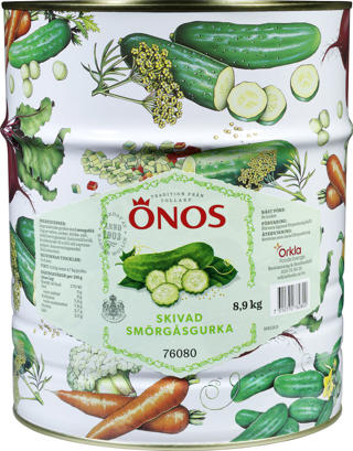 Smörgåsgurka, skivad 6 mm