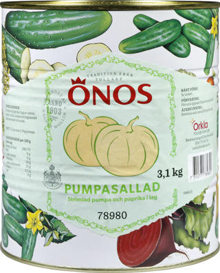 Pumpasallad, strimlad