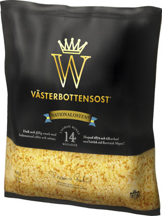 Västerbottensost 32% riven
