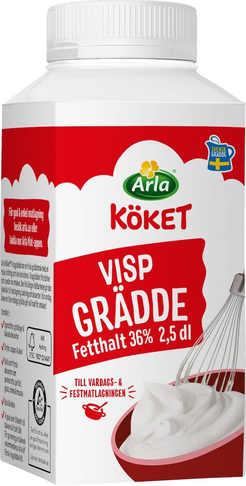 Vispgrädde 36%