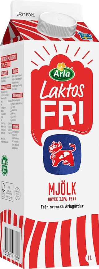 Standardmjölk 3 % Laktosfri