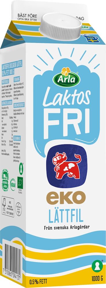 Lätt Filmjölk  0,5% Laktosfri KRAV