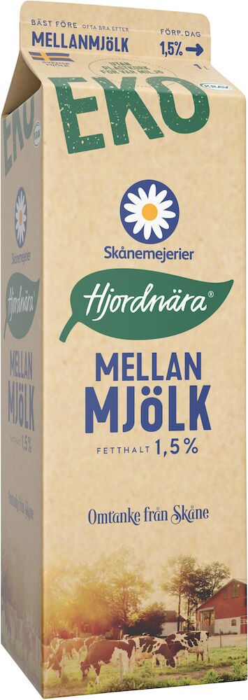 Mellanmjölk 1,5% KRAV