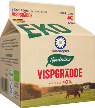 Vispgrädde 40% KRAV
