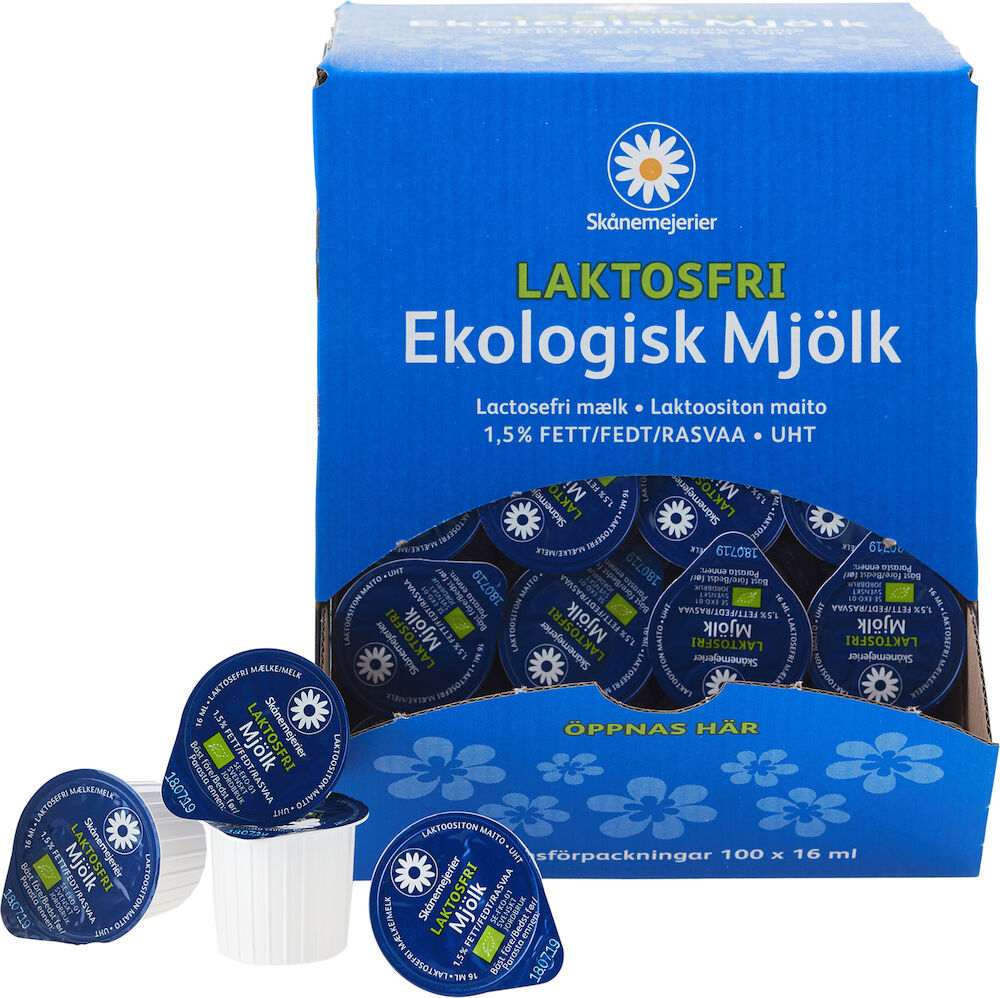 Kaffemjölk 1,5% Portion Laktosfri EKO